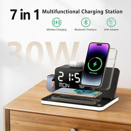 ⚡Station de Recharge 7-en-1 – Charge Sans Fil 🔋