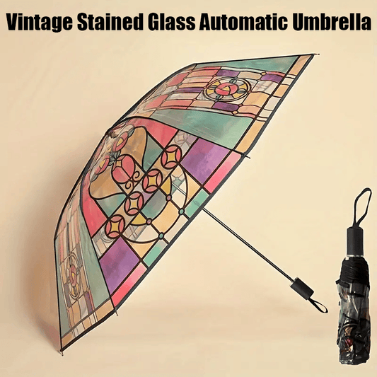 🔥Parapluie automatique en verre teinté🌂