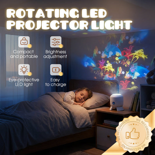 Projecteur LED rotatif à effet dynamique